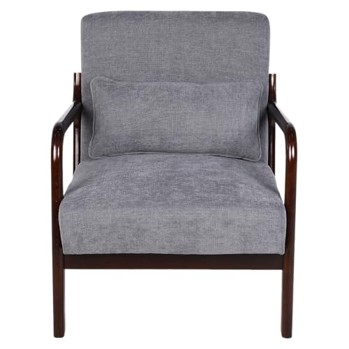 Sillón Moderno Plegable Gris Oscuro miniatura 7