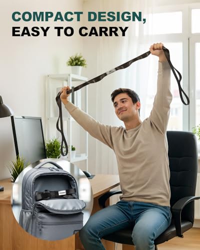 image for Trideer Stretching Strap Yoga Strap Physical Therapy for Home Workout,