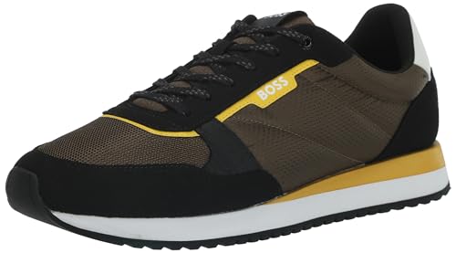 Image of BOSS Men's Kai Retro Low Profile Sneakers