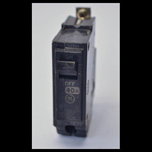 Ge Thqb1140 Bolt-On Mount Type Thqb Miniature Circuit Breaker 1-Pole 40 Amp 120/240 Volt Ac, Color #TOP28