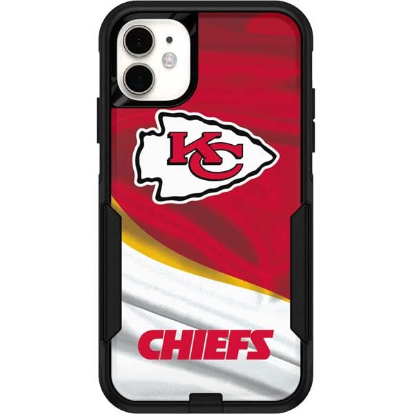 Skinit Decal Skin Compatible with OtterBox Commuter iPhone 11 - Officially Licensed NFL Kansas City Chiefs Design