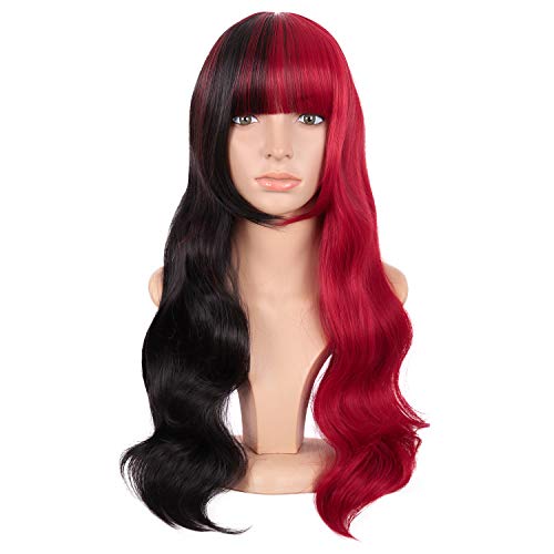 Best Half Red Half Black Wigs For A Natural Look