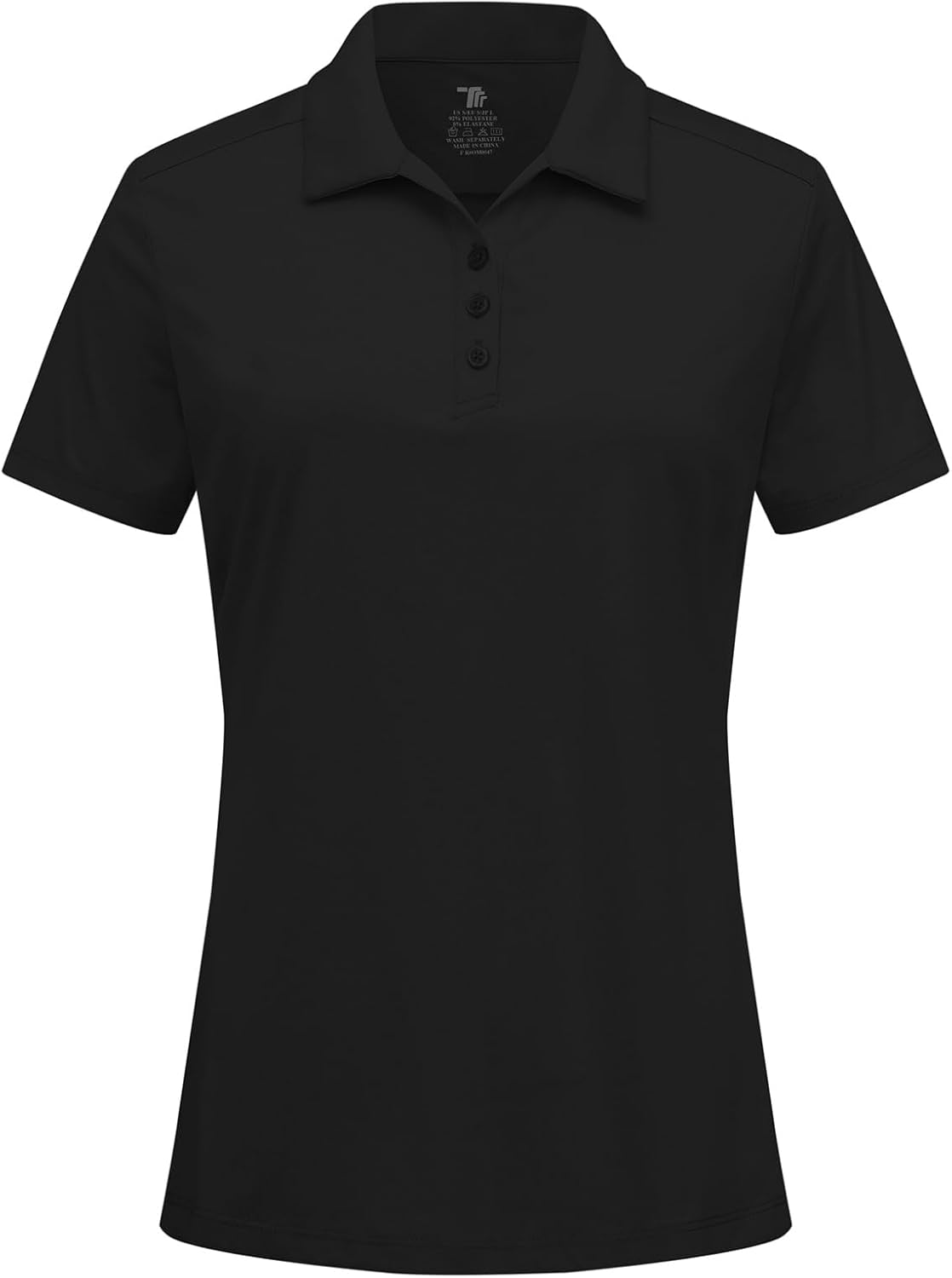 BGOWATU Women's Polo Shirts Golf Tennis Shirts Short Sleeve 3 Buttons Collared Casual Top UV Sun Protection Dry Fit