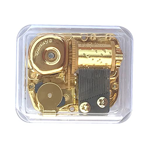 BinkeGG Play (Howls M0ving Castle (Merry Go Round of Life)) Clear Acrylic Wind up Music Box with Sankyo Musical Movement (65 Tunes Option)