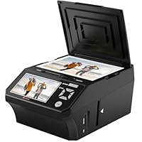 Digitaler Diascanner 22 MP mit 5 Zoll LCD-Bildschirm – Konvertiert einfach 35 mm Filme/Fotos und Visitenkarten, 110 in JPEG-Format, 8 GB Speicherkarte inklusive