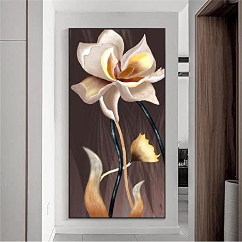 Art photo toile étang lotus impression haute définition 40x80cm