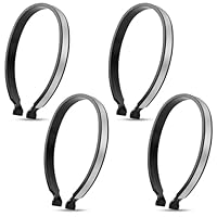 flintronic 4 Stück Fahrrad Hosen Clips, Hosenklammer Fahrrad Hosen Clips, Reflektierende Hosenklammern, Fahrrad Hosen Clips Hosenspangen, Reflektierender Hosenklammer Reflektoren, Grau