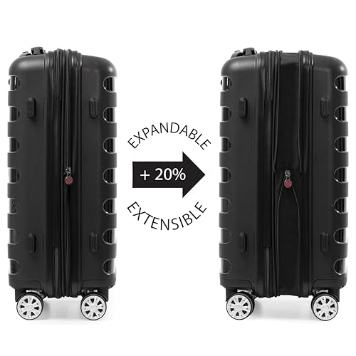 AIR CANADA Eerie 20 Inch Carry On Luggage, Carry On Luggage for Airplanes, Airline Approved Hardside Spinner Suitcase, Travel Essentials, Expandable Hard Shell Suitcase image 7