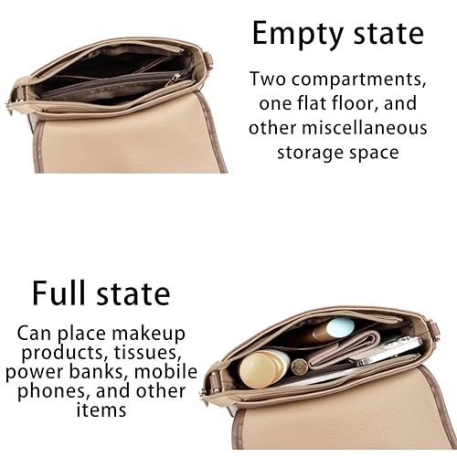 FSD.WG Fashion Quilted Crossbody Bag for Women Leather Ladies Shoulder Purses Messenger Handbag Wallet3