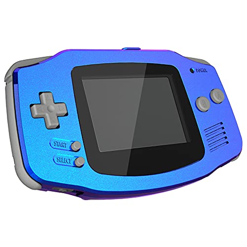 Image of IPS Ready Upgraded eXtremeRate Chameleon Purple Blue Replacement Shell Full Housing Cover Buttons for Gameboy Advance GBA - Compatible with Both IPS & Standard LCD - Console & IPS Screen NOT Included