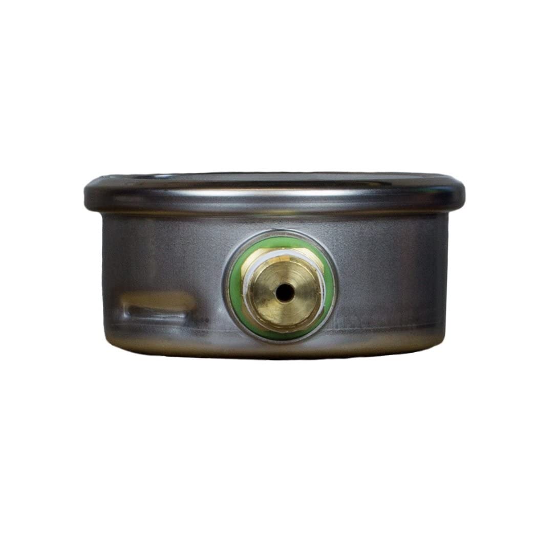 250 Series Liquid-Filled Exterior Analog Axle Load Scale - for Single Height Control Valve Air Suspension (Tandem Axle (Standard), Lower Mount)