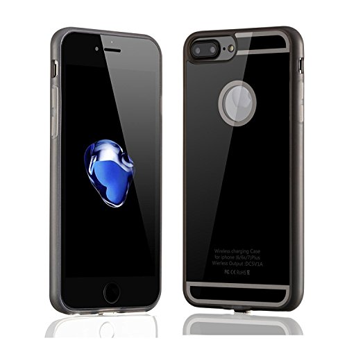 Antye Qi Wireless Charging Empfänger Rückseite TPU Weiche Schutzhülle für iPhone 7 Plus mit flexiblen Lightning-Anschluss