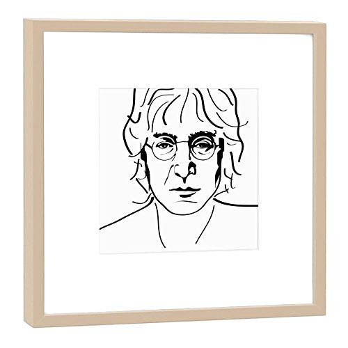 Tableau John Lennon COGNOSCO œuvre d'art murale encadrée 52 cm