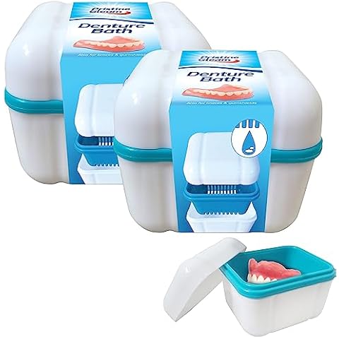 SOL Denture Bath Box for Dental Storage Cover