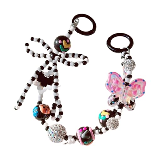 Stringa Colorata con Perline per CINGOLA CRINCILE Crystal Lanyard Castino Multiuso per Borse Smartphone Donne Ogni Giorno Decorazione della Fotocamera