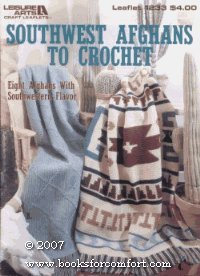 Paperback Southwest Afghans to Crochet (Leisure Arts #1233) Book