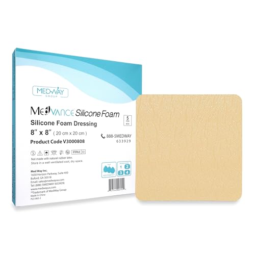 MedVance TM Silicone - Silicone Adhesive Foam Absorbent Dressing,...