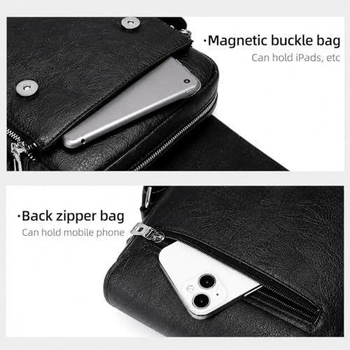 Image of CAVALO - Be Unique Sling Bag| Waterproof | Slim Crossbody Side Bag for Men & Women | Hard Shell Anti-Theft for Travel & Daily Use| Six Pocket|