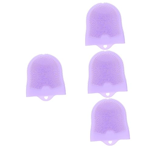 Brosse nettoyante silicone visage Didiseaon | Lot de 4 exfoliants et masseurs