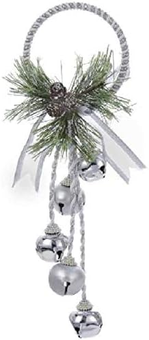 Silver and White Bell Door Hanger