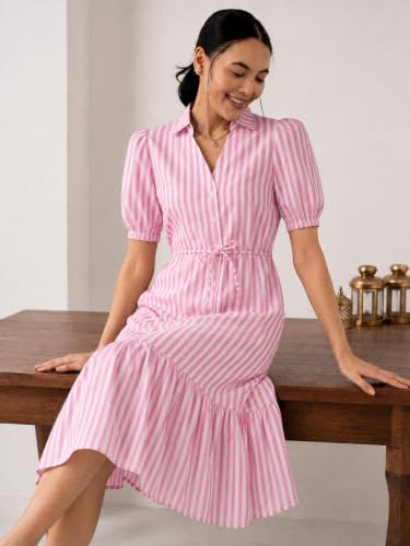 KUDUZO blue cotton dress – image 5