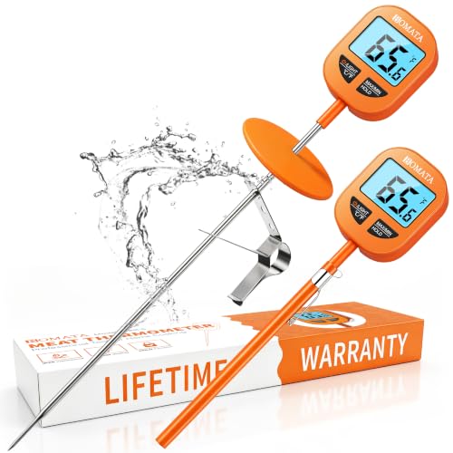 BOMATA Digital Meat &amp; Candy Thermometer 2 Pack, Include 10" &amp; 5" Probes