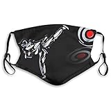 Taekwondo Dark,Reusable Face Mask Balaclava Washable Outdoor Nose Mouth Cover for Men and Women