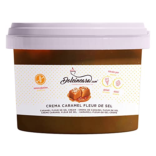 Crema de Caramelo Flor de Sal Sin Gluten 500 Gr - Crema untable lista para usar