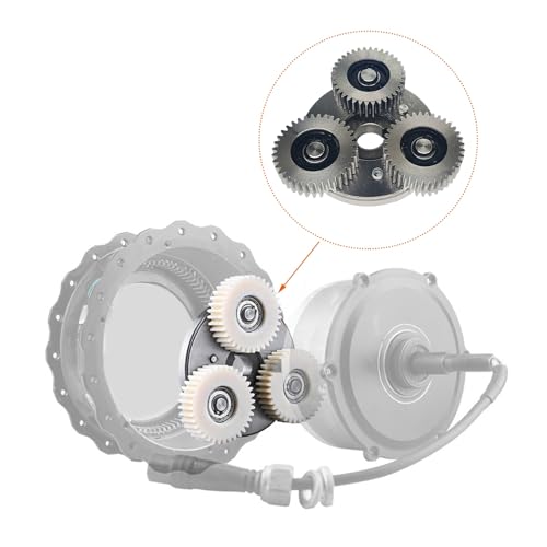 Image of 36T Planetary Nylon Gears Electric Bicycle Accessories, E Bike Motor Gear Clutch Kit, Bicycle Modification Accessories for Bafang Electric Bicycle 500W 750W(Steel,Gear Clutch -Right)