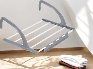 Topolenashop Wäscheständer 2406980 Edelstahl Balkon