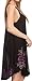 Sakkas Gasha Sleeveless Mid Length Caftan Dress With Embroidery Details And V Neck