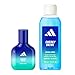 adidas Vibes Energy Drive Giftset, 1 fl oz EDP + 3.4 fl oz Shower Gel, Notes of Fougere, Lavender, and Vanilla, Unisex Fragrance, Long Lasting, Sporty Fragrance, Travel Size