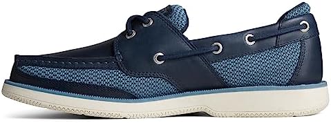 Sperry Men's, Surveyor 2 Eye Boat Shoe Navy Leather 11.5 M | Image 2