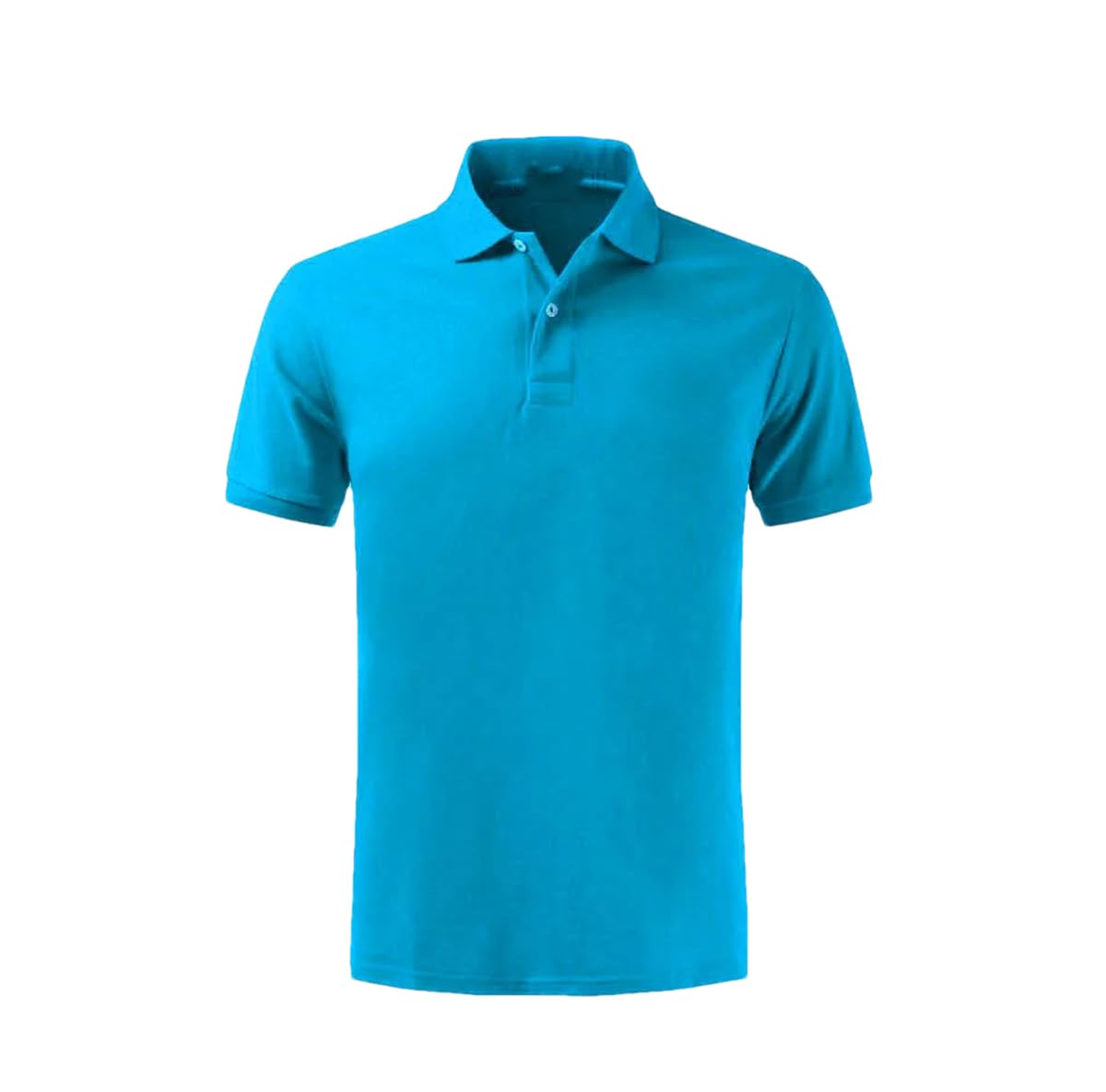 Suvoiier Polo de algodón para hombre, estilo casual, color liso, manga corta, para hombre