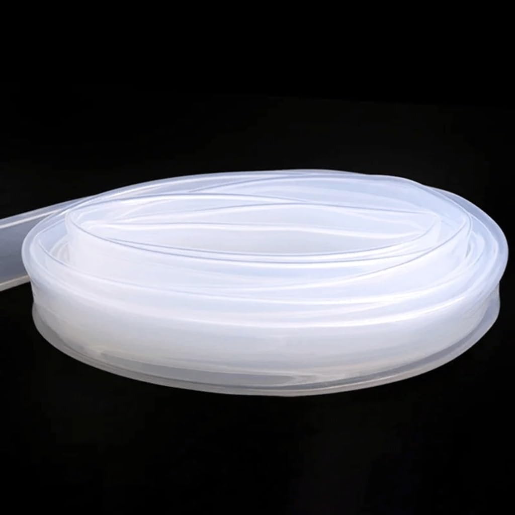 Tubo de goma de silicona flexible transparente, manguera de silicona transparente para agua, aire, varios tamaños, 1 metro (12 x 16 mm)