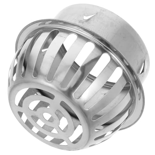 HOLIDYOYO Cubierta de Drenaje Redonda de Inoxidable Exterior Antibloqueo y Tejado Elegante y Reutilizable Previene Obstrucciones