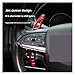 QCWLDKJRV Car Steering Wheel Shift Paddle Extend Shifters Sticker Gear Accessories Fit for Skoda(Carbon Red)