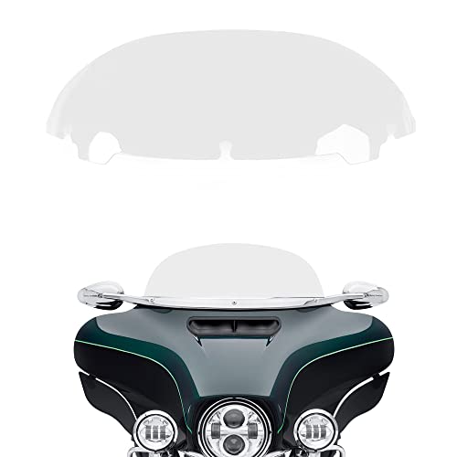 Image of Clear 7 inch Tint Windshield Windscreen Compatible for 2014-2022 Harley Davidson Touring Street Glide Electra Glide FLHT FLHTCU Ultra Classic Glide FLHX FLHTK 14-22