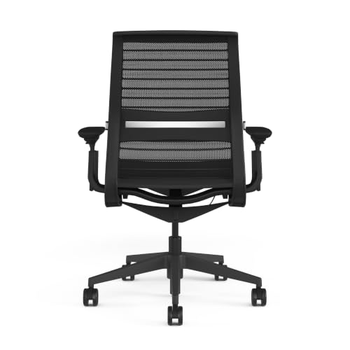 Image of Steelcase Think Ergonomic Office Chair | Adjustable Lumbar Support, 4D Arms, LiveBack System | Weight-Activated Recline | 12-Year Warranty