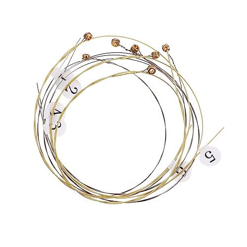 BESTonZON 7Pcs Lyre Strings Quality Replacement Strings for Harp Accessories Easy Install with Indicators for Musicians and Beginners Durable Sound Quality