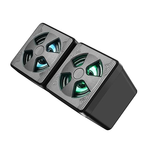 DOITOOL 2Stücke Mini RGB PC-Lautsprecher