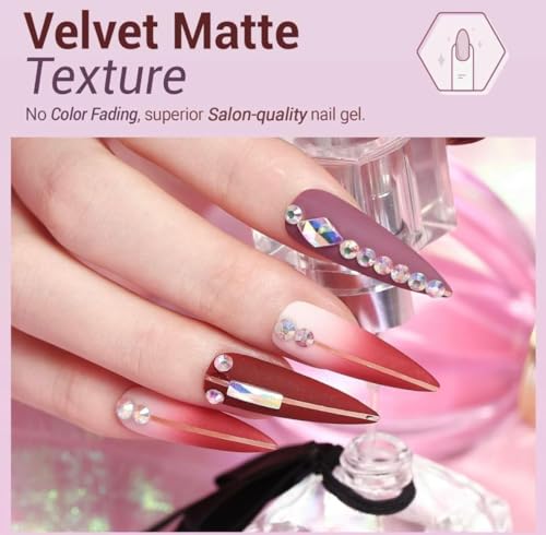 Image of Bolt Bee Gel polish Nail Lacquer | Glossy Gel Finish | Rich Pigmentation | Chip Free | Quick Drying Formula | Long Lasting Nail Polish for Women 15ml set