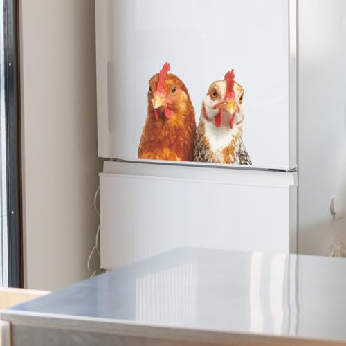 Vinilo decorativo adhesivo con diseño de gallinas miniatura 3