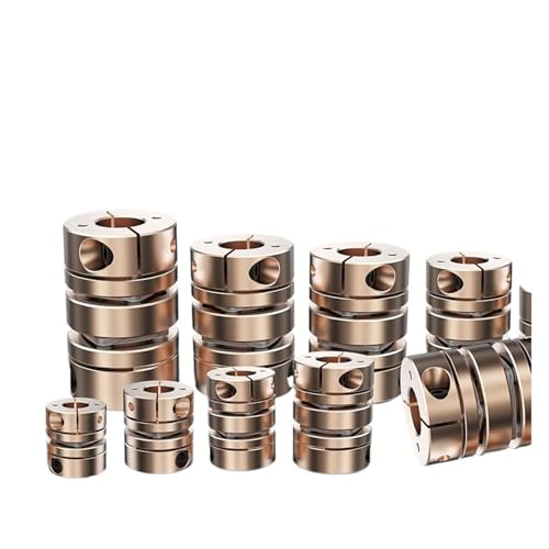Industrial Disc Coupling D40L50mm High Precision Flexible Disc Type Aluminum Coupler 8mm to 22mm(10X10)