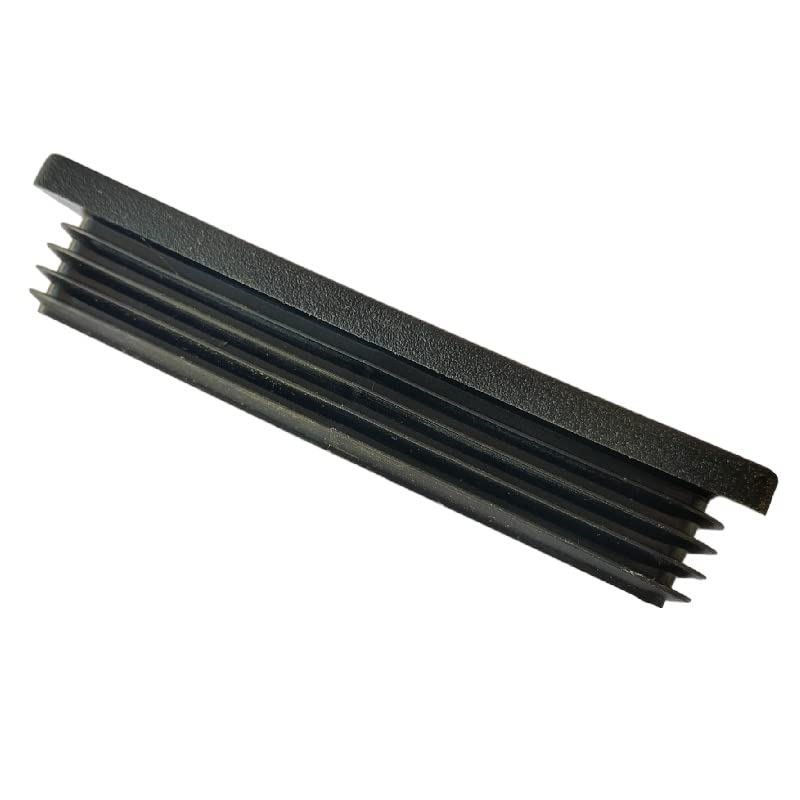 TAPPO PLASTICA RETTANGOLARE ALETTATO COPRIPILASTRI PROFILATO 100mm X 40mm