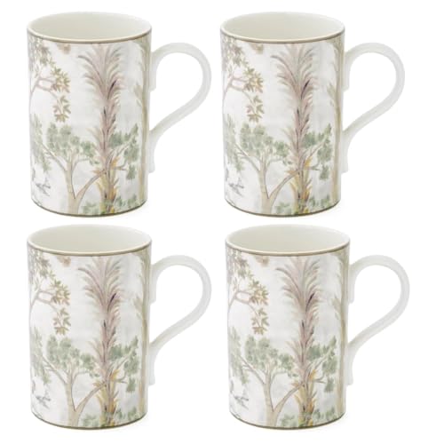 Set de 4 Mugs Spode Tall Trees de Porcelana 12 Oz Verde miniatura 1