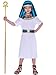 amscan 9906394 - Costume da Fararoah egiziano, per bambino, 10-12 anni, colore: Bianco