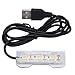 Tnfeeon USB LED Aquarium Light, 20 cm Unterwasser Lampe mit Mehrfarben Beleuchtung für Aquarien, Korallen & Wasserpflanzen, 12V, Einfache Installation