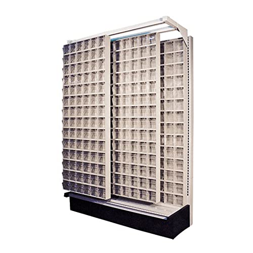 Gondola Slider System W/56 White Bins #TOP17