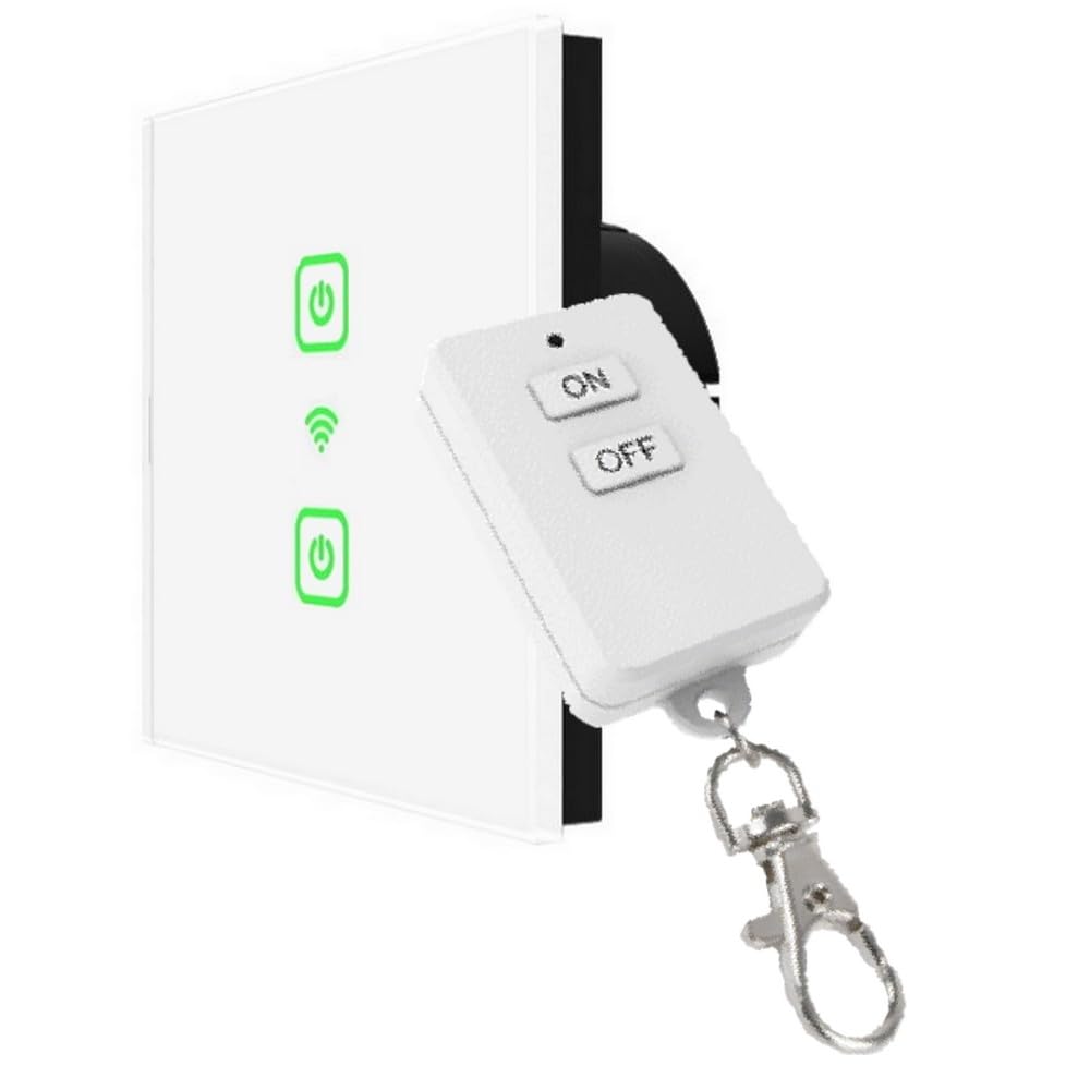 SPARSET PS-561 Funk Jalousieschalter DTRS-500 Touch Rollladenschalter funk jalousieschalter mit Fernbedienung Funk-Keysender DKS-10